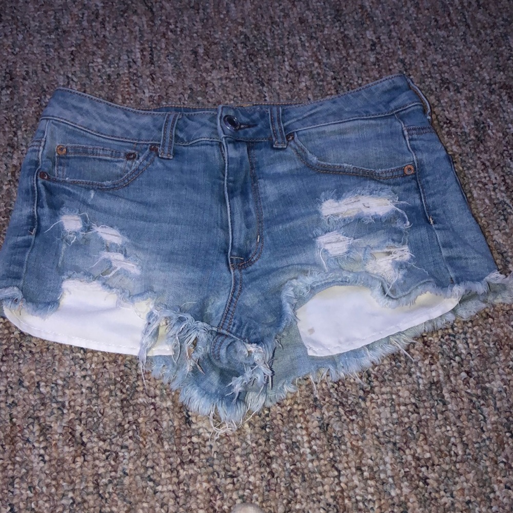 American eagle jean shorts